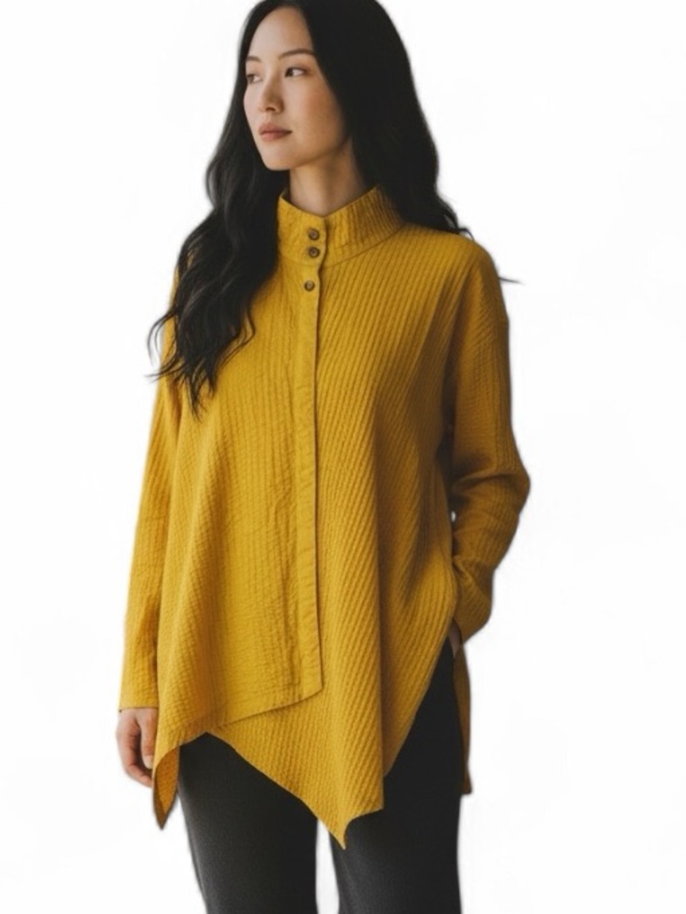 Yacco Maricard Asymptomatic Pintuck Shirt
